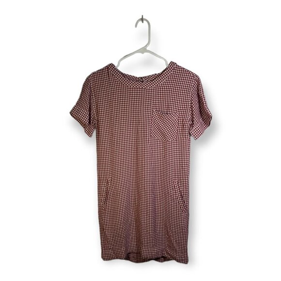 MADEWELL Filmscore Gingham Check Shirt Dress XXS - Picture 1 of 6